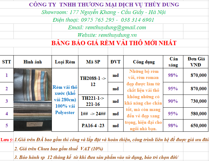 Ưu điểm rèm vải 2 lớp tại Sóc Sơn, Hà Nội