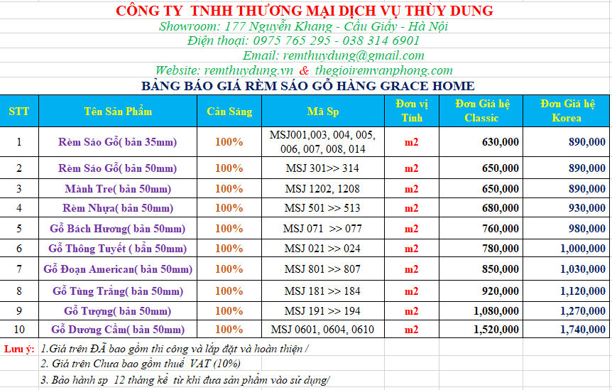 Rèm gỗ tự nhiên chung cư đẹp tại trung Hòa, Cầu Giấy 