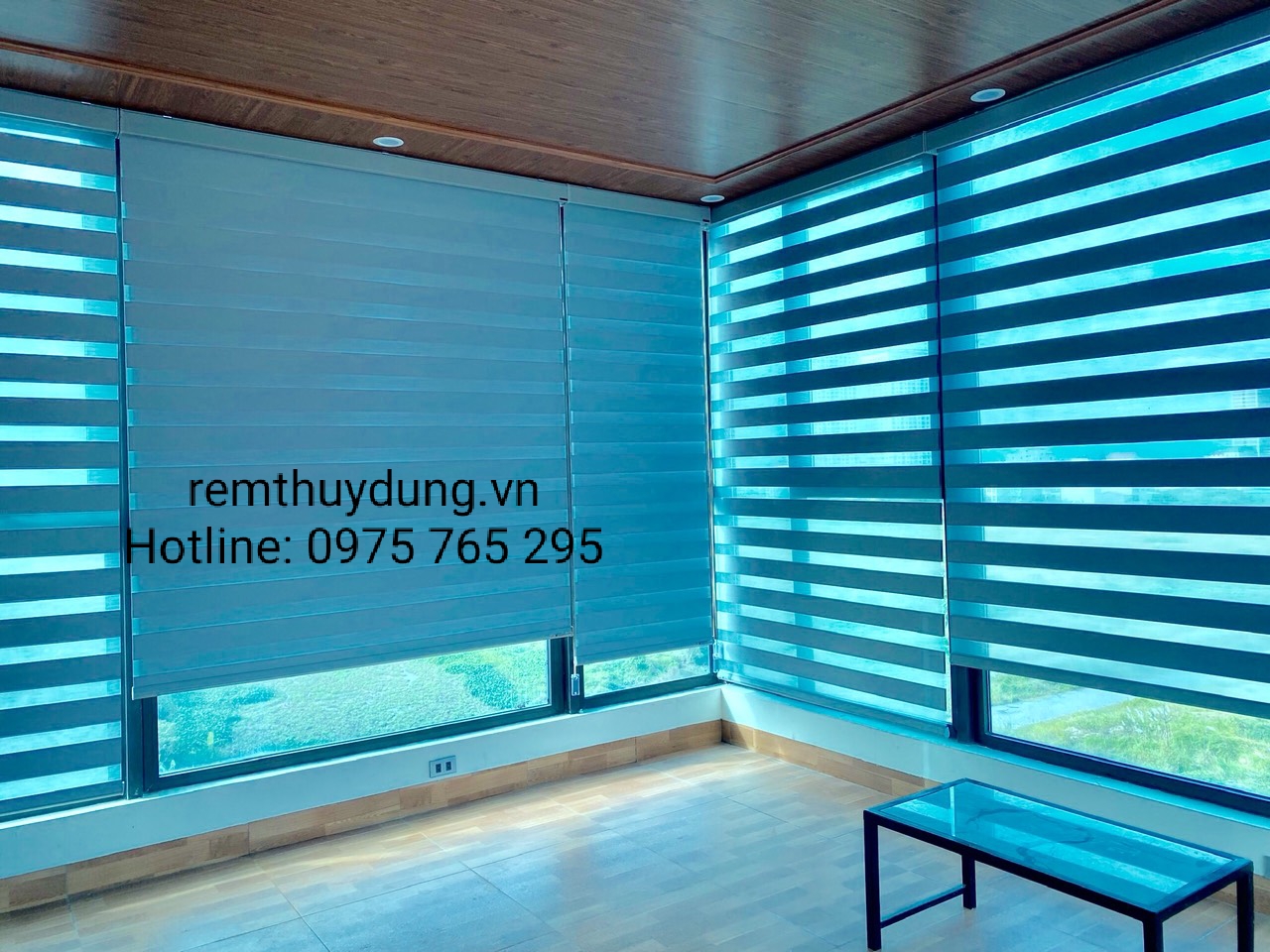 Lắp đặt rèm cầu vồng Hàn Quốc tại xã Đức Giang, Hoài Đức Hà Nội