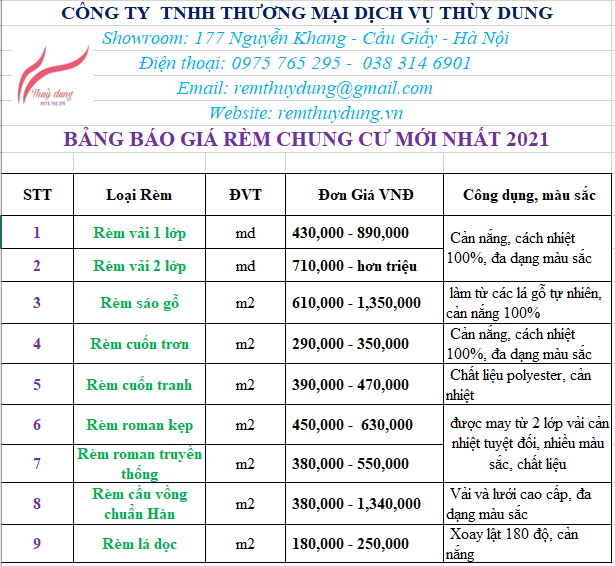 Rèm chung cư cao cấp tại Hoàn Kiếm, Hà Nội 0975 765 295