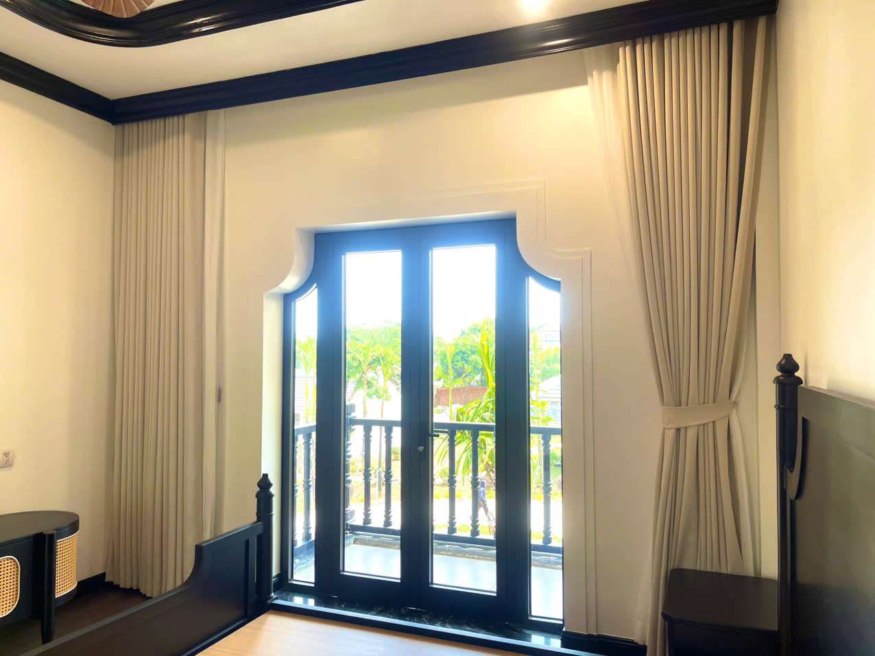 Thi công rèm vải 2 lớp tại biệt thự Phú Thọ