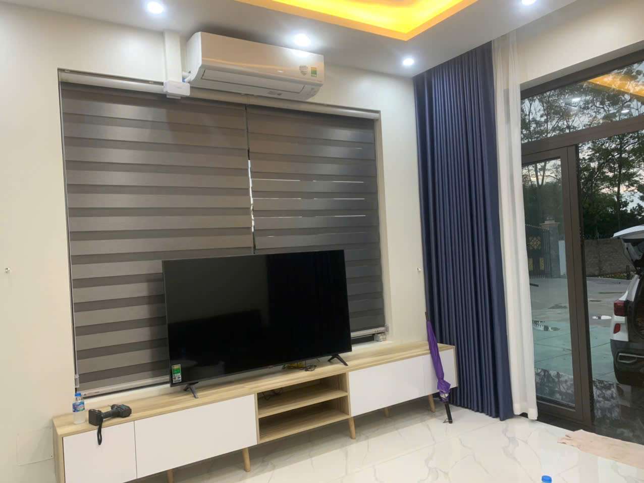 LẮP ĐẶT RÈM VẢI 2 LỚP, CẦU VỒNG TẠI CHƯƠNG MỸ 0975 765 295