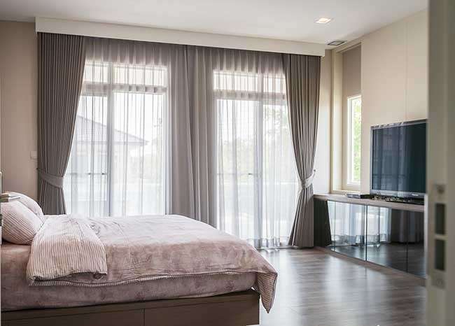 Rèm vải 2 lớp đẹp tại Nguyễn Trãi, Hà Đông