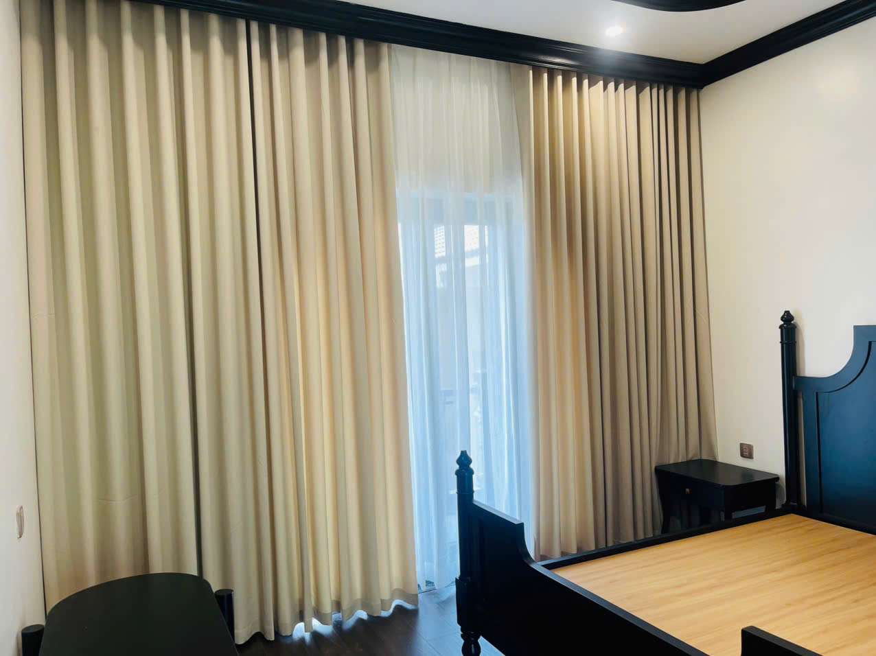 Thi công rèm vải 2 lớp tại biệt thự Phú Thọ