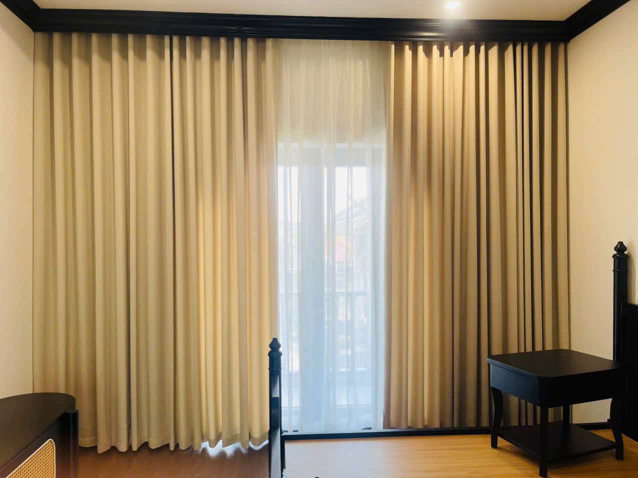 Thi công rèm vải 2 lớp tại biệt thự Phú Thọ