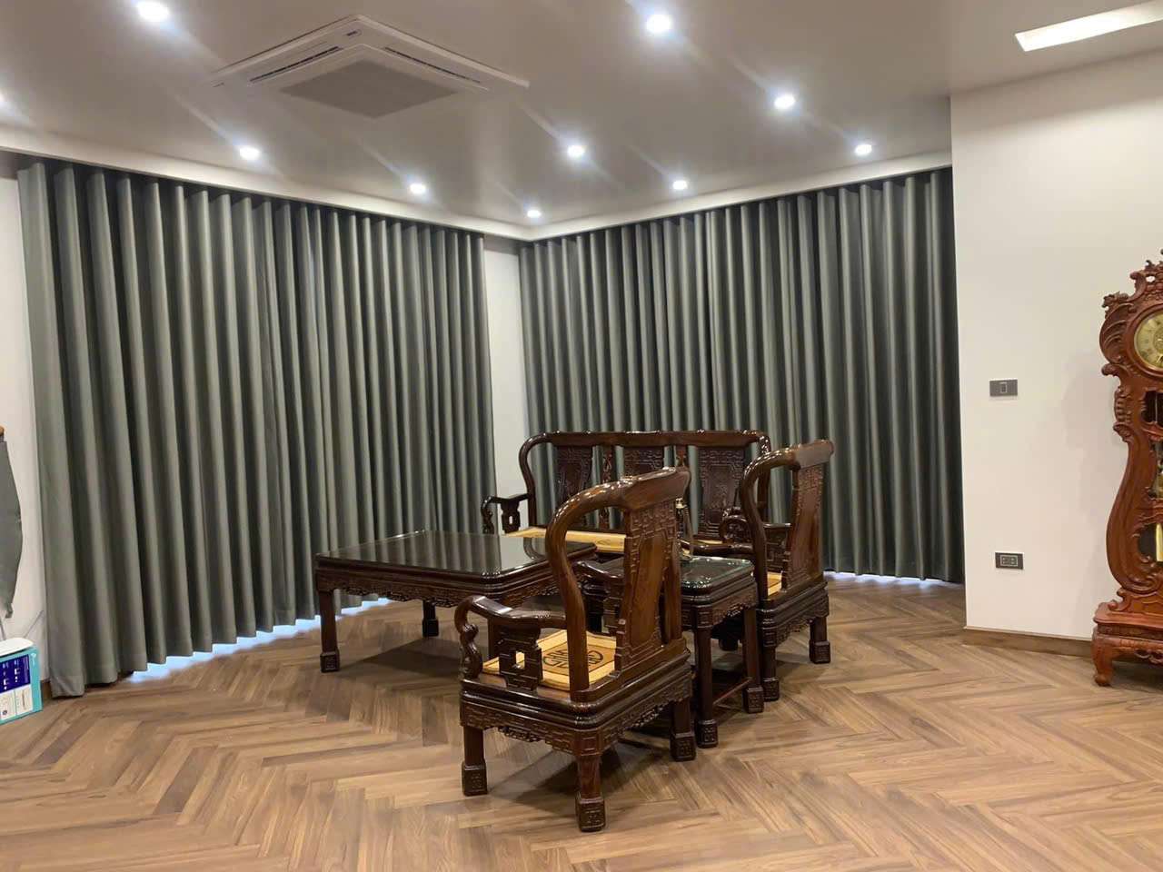 LẮP ĐẶT RÈM VẢI 2 LỚP HÀN TẠI NGOẠI GIAO ĐOÀN 0975765295
