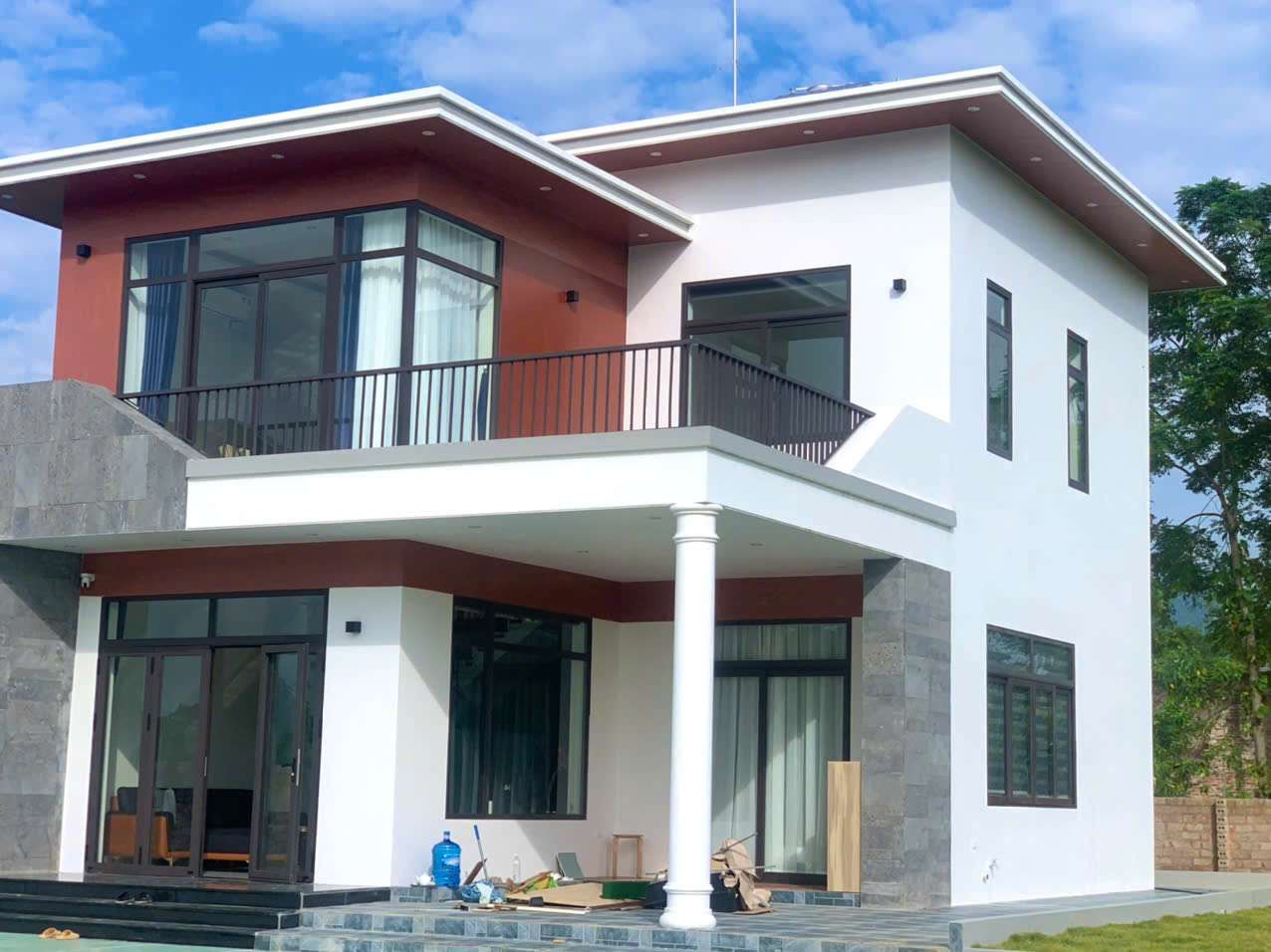 LẮP ĐẶT RÈM VẢI 2 LỚP, CẦU VỒNG TẠI CHƯƠNG MỸ 0975 765 295