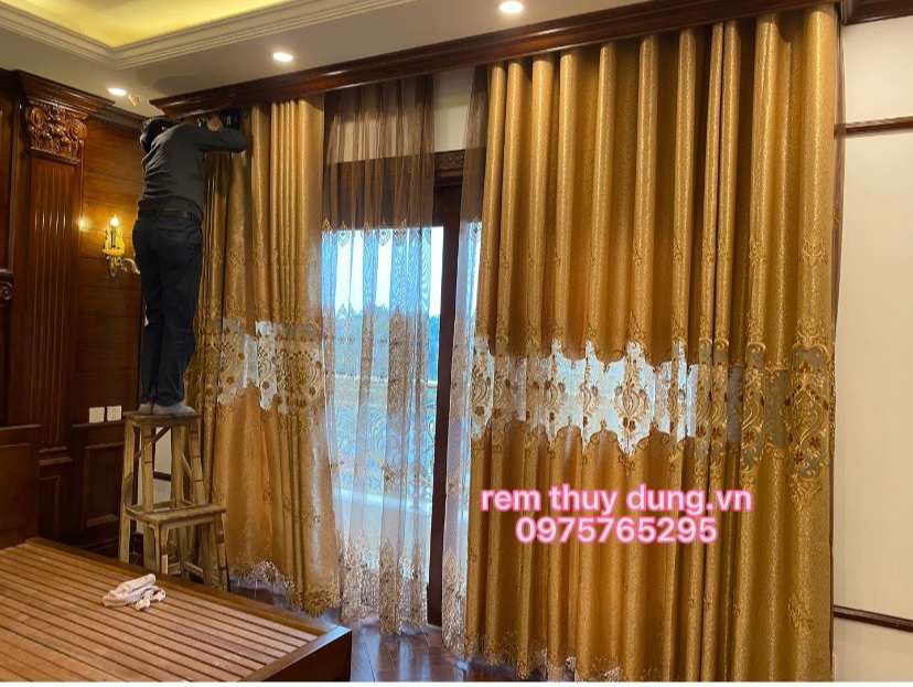 Lựa chọn rèm vải cho phòng ngủ tại Thường Tín