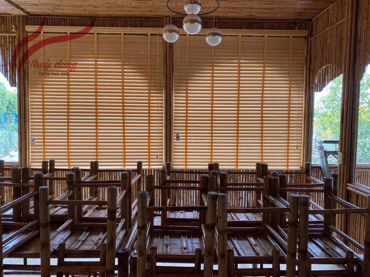 Rèm gỗ tự nhiên tại phường Nghĩa Đô, Cầu Giấy