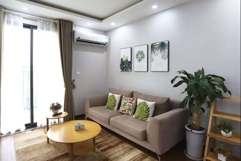 Rèm vải 2 lớp phòng khách tại Đồng Nhân, Hai Bà Trưng
