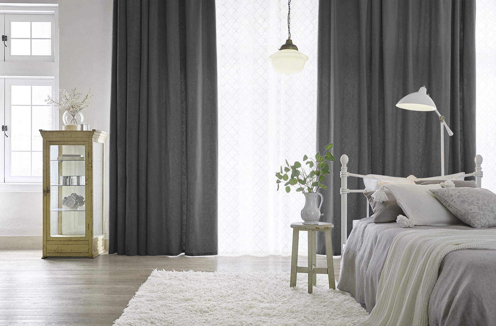 RÈM VẢI 2 LỚP MỘT MÀU TẠI BẮC TỪ LIÊM, HÀ NỘI