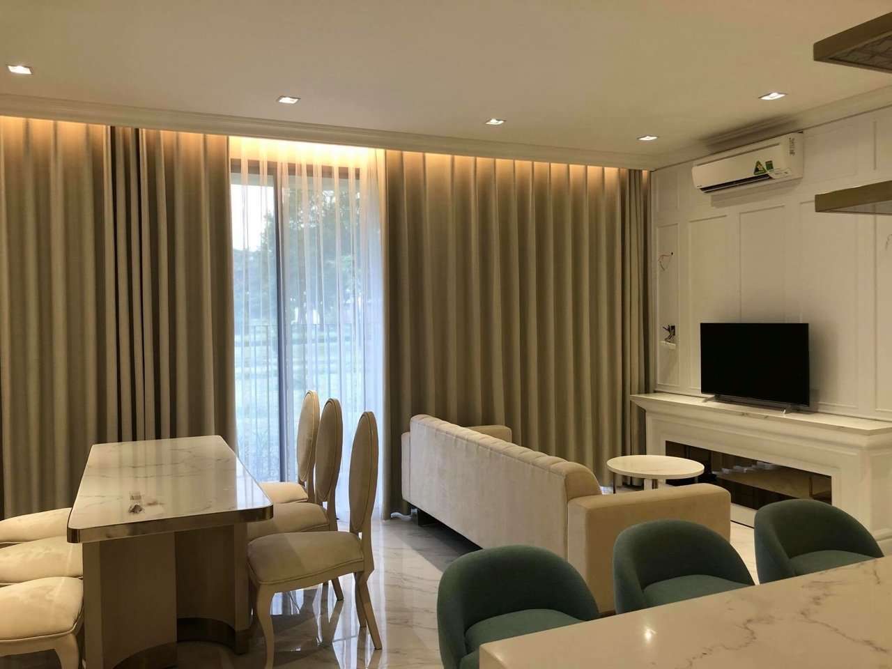 Rèm phòng khách đẹp tại Khương Mai, Thanh Xuân