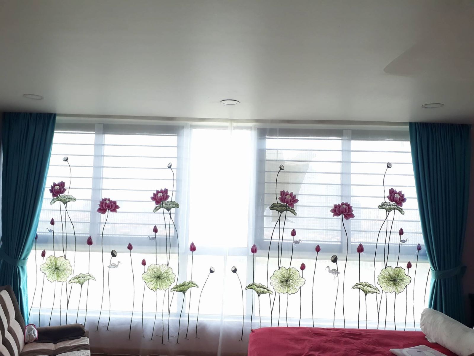 Rèm Vải 2 Lớp Đẹp Giá Rẻ Tại Tiên Sơn Bắc Ninh 0975765295