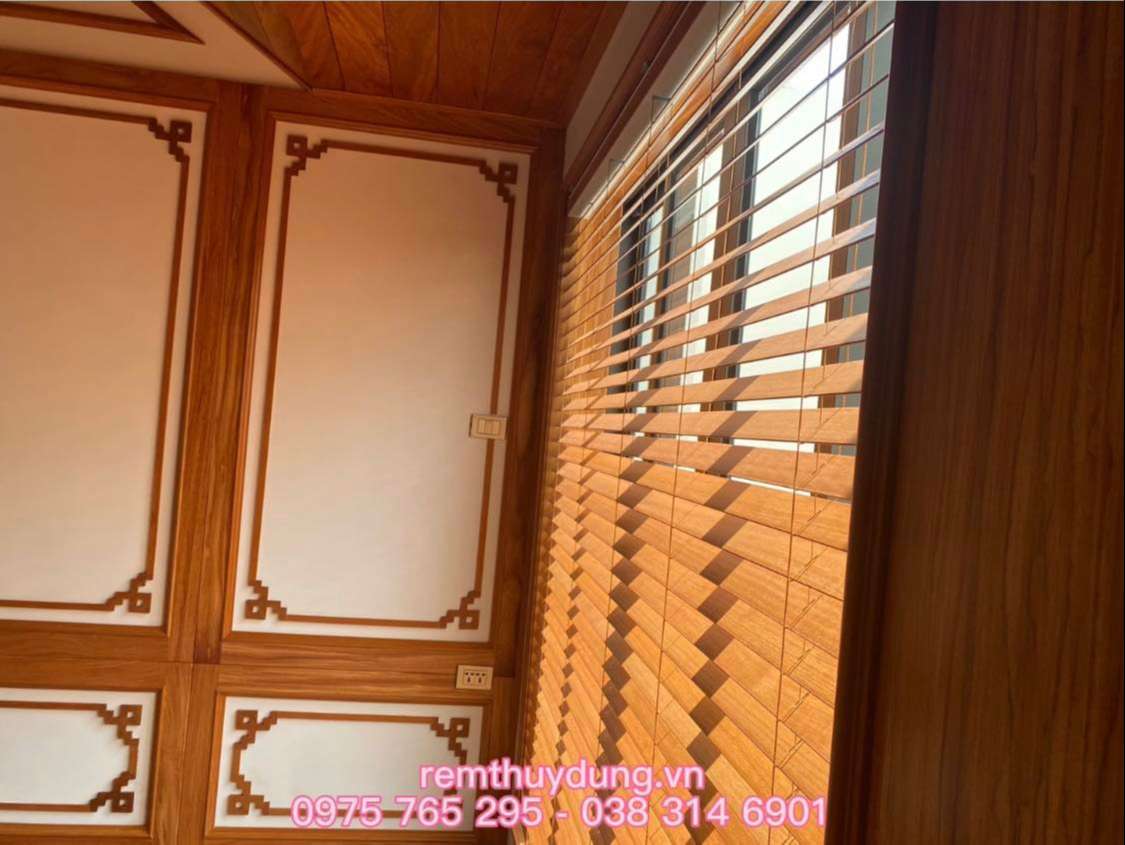 Rèm sáo gỗ tự nhiên 100% tại Đan Phượng Hà Nội 0975 765 295 SG22