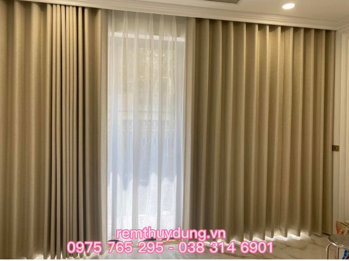 Rèm vải 2 lớp đẹp tại phường Đại Kim quận Hoàng Mai