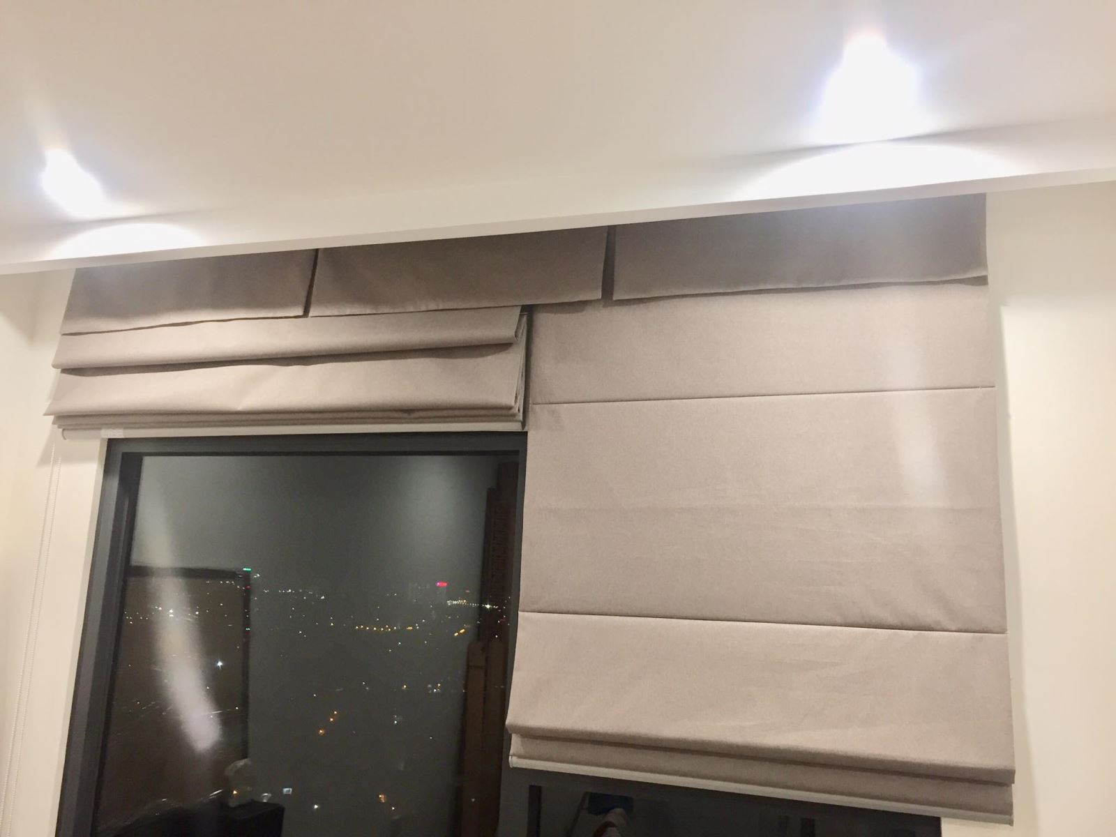 Rèm roman xếp lớp chung cư tại Hoàng Mai 0975 765 295