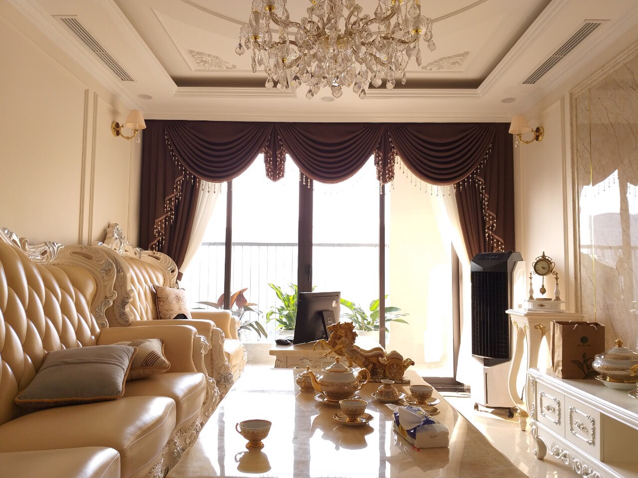 rèm cửa biệt thự