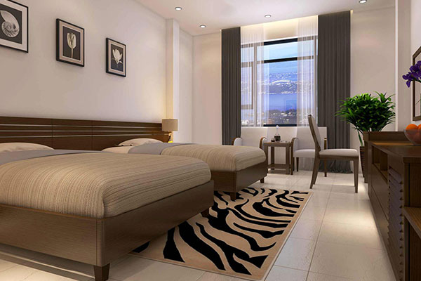 RÈM VẢI 2 LỚP ĐẸP KHÁCH SẠN TẠI NHA TRANG KHÁNH HÒA