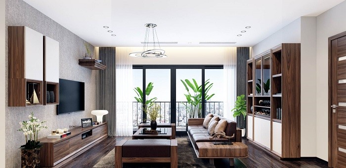 RÈM CỬA SỔ PHÒNG KHÁCH TẠI QUẬN NAM TỪ LIÊM, HÀ NỘI