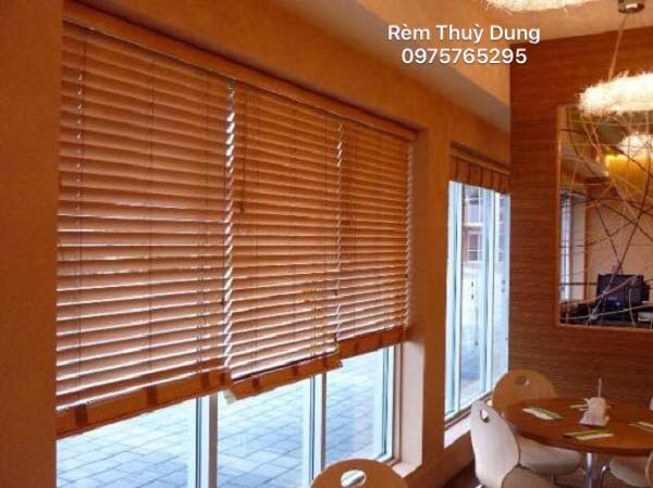 Rèm Sáo Gỗ Tự Nhiên  Cho Ô Cửa Nhỏ X-001
