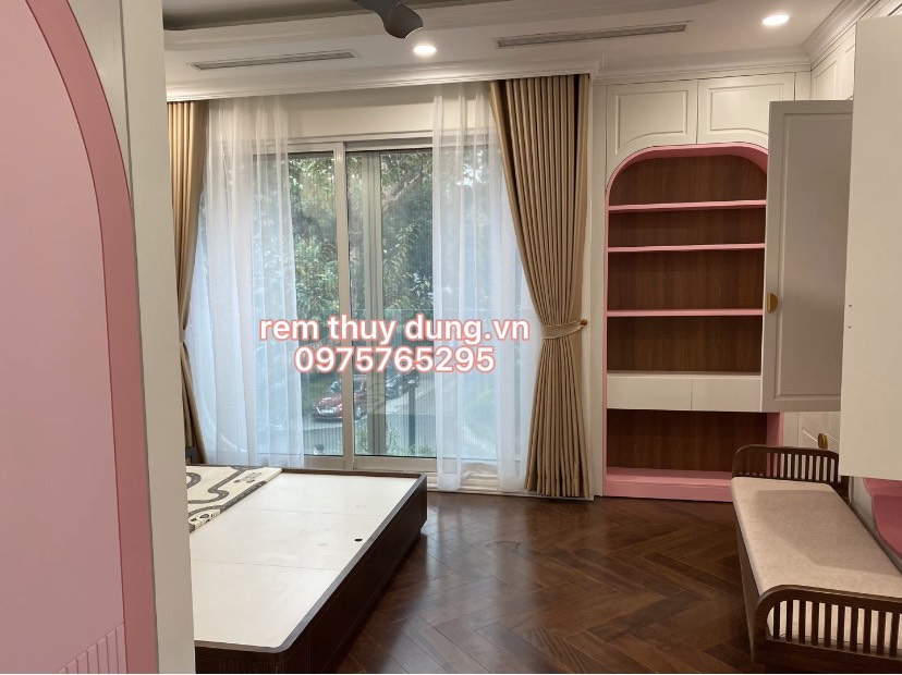Rèm vải 2 lớp đẹp tại phường Đại Kim quận Hoàng Mai