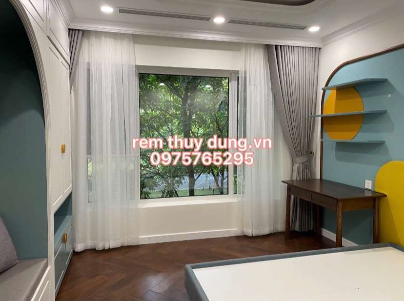 Rèm vải 2 lớp tại Hoàng Mai Hà Nội 0975 765 295