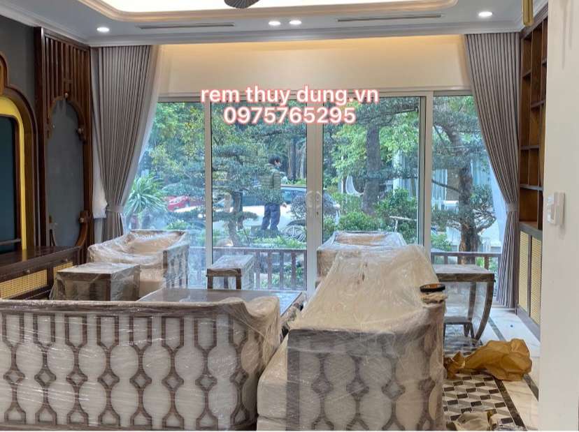 Rèm vải 2 lớp tại Hoàn Kiếm Hà Nội  0975 765 295