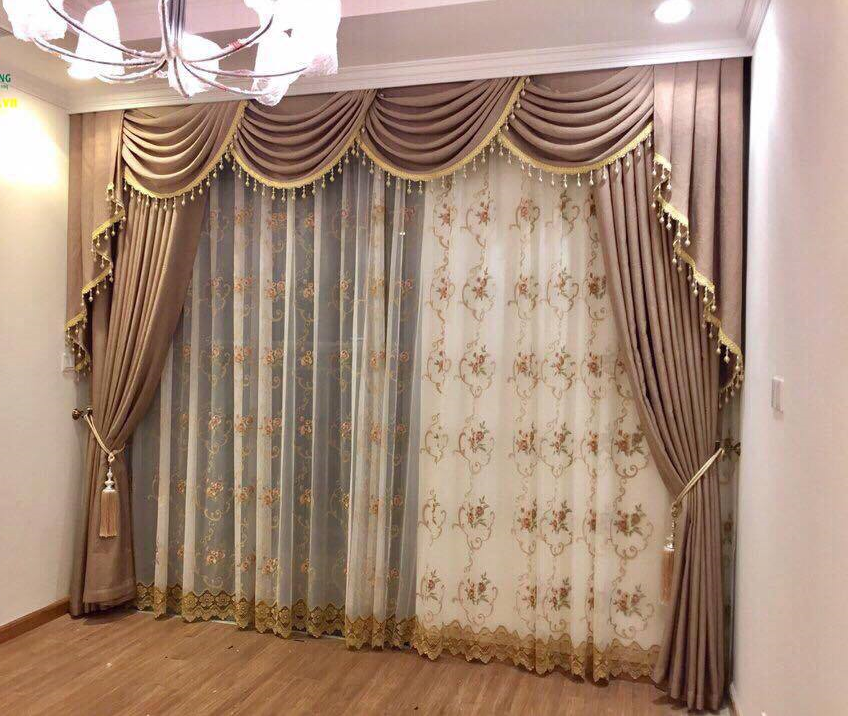 rèm cửa biệt thự
