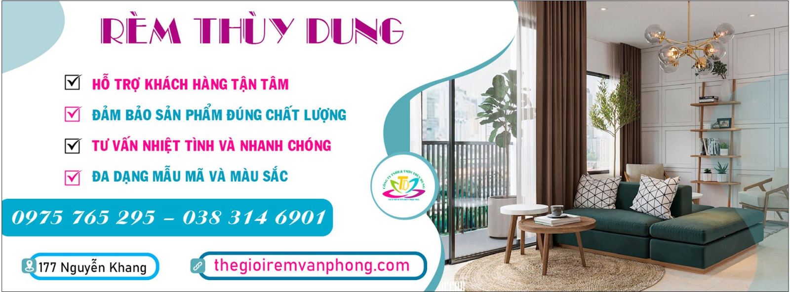 Rèm gỗ tự nhiên chung cư đẹp tại trung Hòa, Cầu Giấy 
