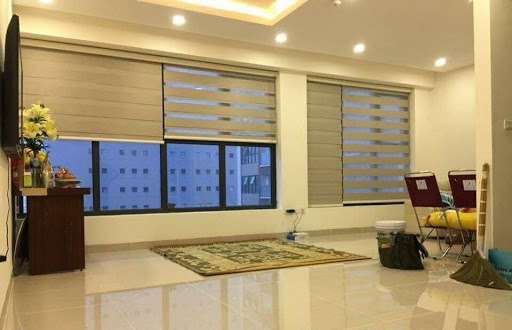 Rèm cầu vồng phòng khách tại Văn Phú, Hà Đông