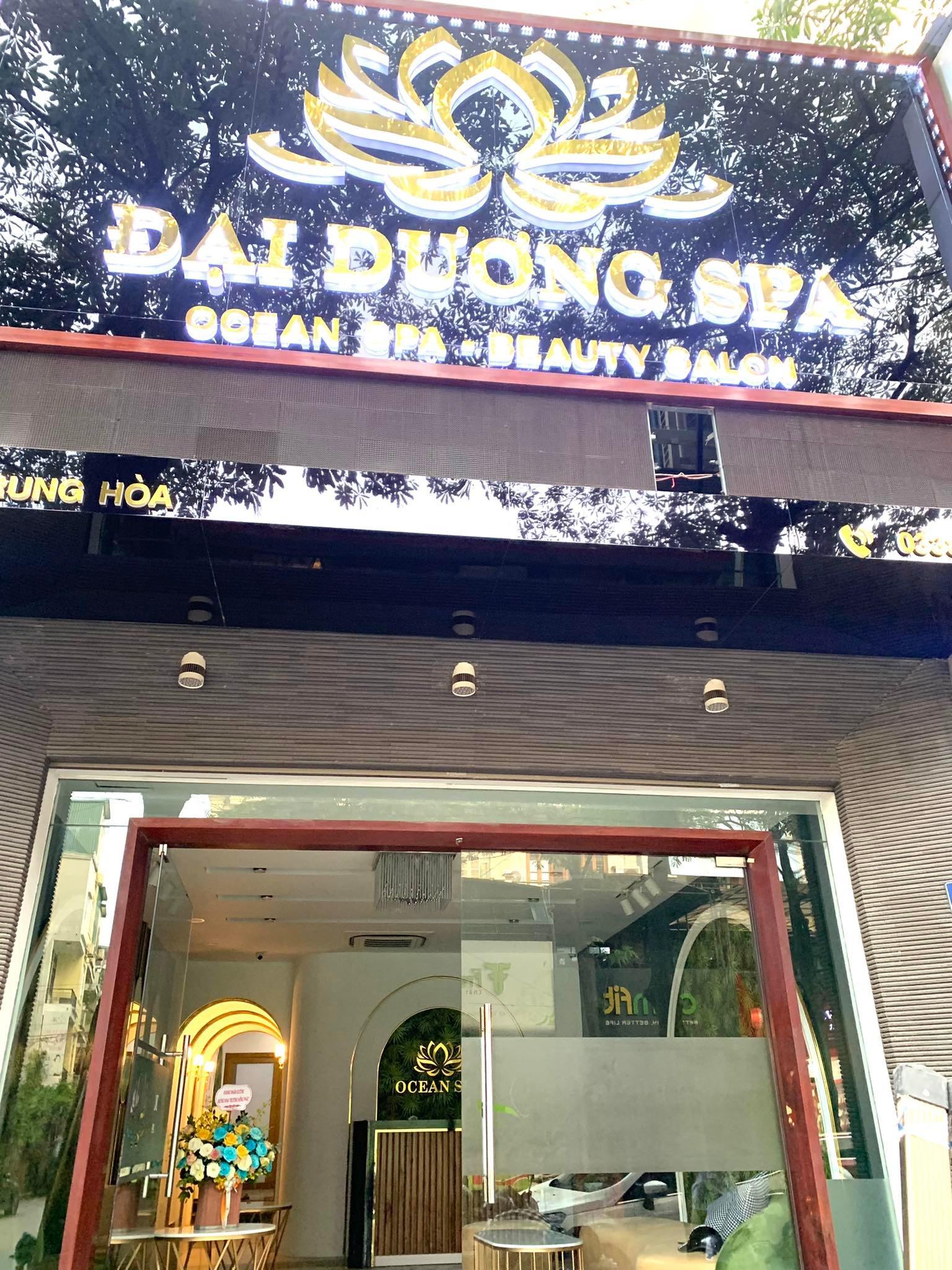 Lắp đặt rèm voan Spa, rèm vải tại số 9 Trung Hòa