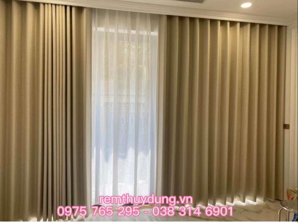 Rèm vải 2 lớp phòng ngủ tại quận Ba Đình