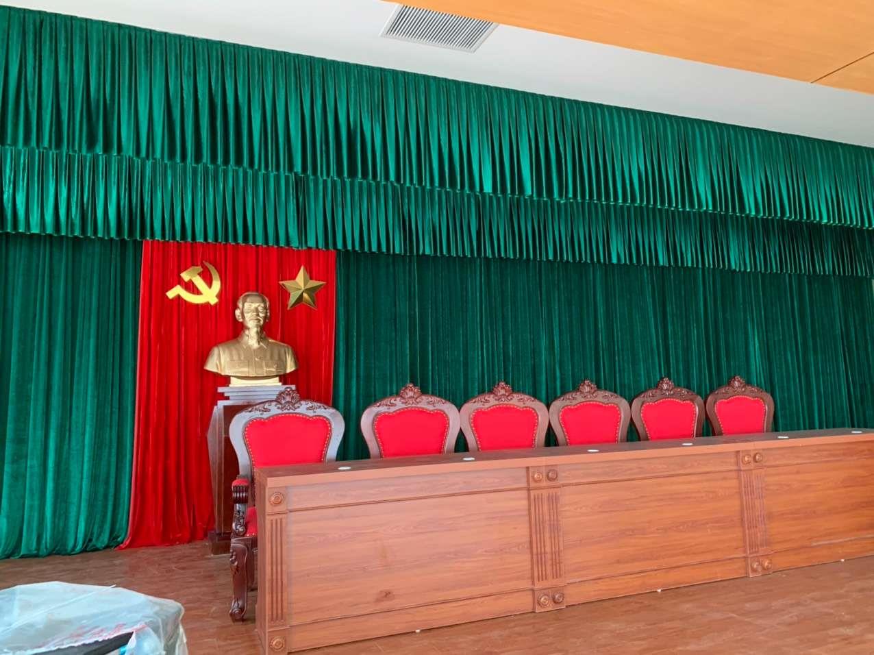 Rèm vải hội trường tại Ba Đình, Hà Nội